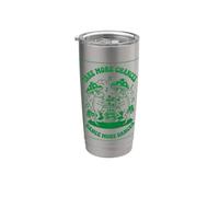 Take More Chances Dance More Dances - Retro Dancing Frogs Stainless Steel Insulated Tumbler