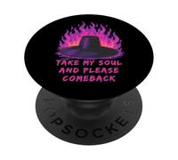 Take My Soul And Please Comeback Kids Matching Gat Halloween PopSockets Adhesive PopGrip