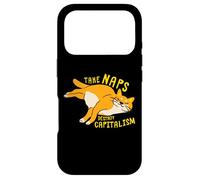 Take Naps, Destroy Capitalism - Funny Communist Cat Case for iPhone 17 Pro