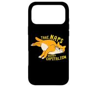 Take Naps, Destroy Capitalism - Funny Communist Cat Case for iPhone 17 Pro Max
