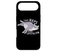 Take Naps, Destroy Capitalism - Funny Communist Cat Case for iPhone Air