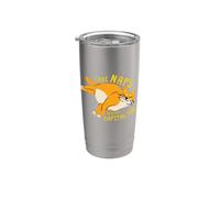 Take Naps, Destroy Capitalism - Funny Communist Cat Stainless Steel Insulated Tumbler