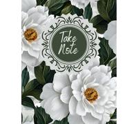Take Note - White Peony Journal Notebook