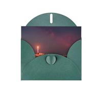 Take Off Greeting Card with Dark Green Envelope Holidays Birthdays Weddings Anniversaries Write Unique Blessings