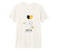 Take Off However You Can Goose Balloon Flying Motivation Premium T-Shirt