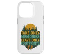 Take Only Memories Leave Only Footprints Nature Explorer Case for iPhone 14 Pro