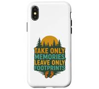 Take Only Memories Leave Only Footprints Nature Explorer Case for iPhone X/XS