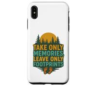 Take Only Memories Leave Only Footprints Nature Explorer Case for iPhone XS Max