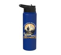 Take Only Pictures Leave Only Footprints Hiking Enthusiast Stainless Steel Insulated Water Bottle