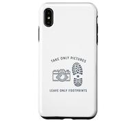 Take Only Pictures Leave Only Footprints Nature Photography Case for iPhone XS Max
