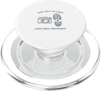Take Only Pictures Leave Only Footprints Nature Photography PopSockets PopGrip for MagSafe