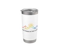 Take Pride in The Climb Rainbow Mountain Hiking Stainless Steel Insulated Tumbler