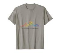 Take Pride in The Climb Rainbow Mountain Hiking T-Shirt