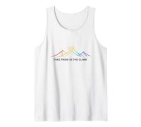 Take Pride in The Climb Rainbow Mountain Hiking Tank Top