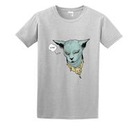 Take Saga'S Lying Cat Logo Mens T-Shirt M Grey