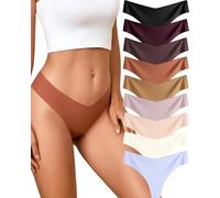 Take Talk Underwear Womens 9 Pack Seamless Thongs No Show Workout Panties, A-multicolor(9 Pack), S