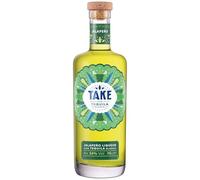 Take Tequila Jalapeno Liqueur | 70cl | Made from Tequila Blanco Huichol | 34% ABV | Party Shots, Cocktails, Spicy Margarita, Chilli | Made in Mexico | Spicy & Sweet
