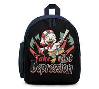 Take That Depression Small Backpack Cute Mini Shoulder Bag 12.6 × 9.4 × 5.9 Inches Daypack