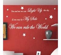 Take That Rule The World Song Lyrics Wall Quote Stickers Wall Decals Words