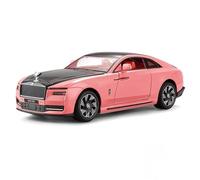 take the box For 1:24 Rolls-Royce Model Car Toy Die-cast Metal Casting Sound And Light Pull Back Car Model Collectible for adults(Pink)