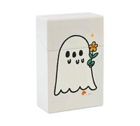 Take The Flower Ghost Cigarette Case Compact Waterproof Cigarette Box - Smoking Accessories, Unisex Cigarettes Case for Travel,s, Daily Use