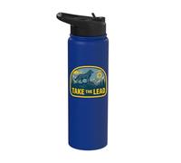 Take The Lead Cub Scout Wolf Pack Akela Outdoor Badge Stainless Steel Insulated Water Bottle