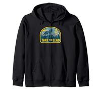 Take The Lead Cub Scout Wolf Pack Akela Outdoor Badge Zip Hoodie