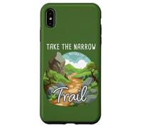 Take The Narrow Trail - Matthew 7:14 Christian Faith Camping Case for iPhone XS Max