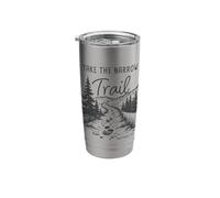 Take The Narrow Trail - Matthew 7:14 Christian Faith Camping Stainless Steel Insulated Tumbler