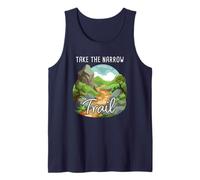 Take The Narrow Trail - Matthew 7:14 Christian Faith Camping Tank Top