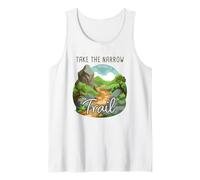 Take The Narrow Trail - Matthew 7:14 Christian Faith Camping Tank Top