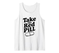 Take The Red Pill Embrace Reality Philosophy Tank Top
