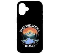 Take the Scenic Road Nature Travel Design graphic Case for iPhone 16