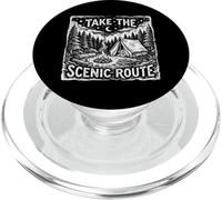 Take The Scenic Route Camping Outdoors Nature Enthusiast PopSockets PopGrip for MagSafe