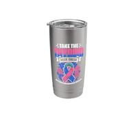 Take The Thyroid - Support Thyroid Survivor Thyroid Cancer Stainless Steel Insulated Tumbler