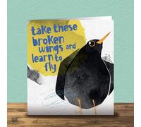 Take These Broken Wings And Learn To Fly - By Artist Paul Delaney