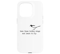 Take these broken wings and learn to fly Case for iPhone 15 Pro