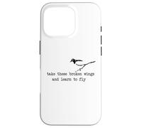Take these broken wings and learn to fly Case for iPhone 16 Pro