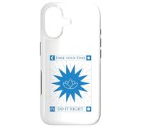 Take Your Time - Do It Right (Yoga Lotus Boho Graphic) Case for iPhone 17