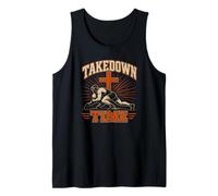 Takedown Time Wrestling Faith Philippians 4 13 Power Tank Top
