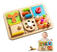 Takeeyce Baby Busy Board for 1 Year Old, Montessori Toys for 1 2 3 Year Old