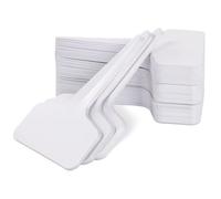 Takelablaze 300 Pcs Plastic Plant T-Type Tags Nursery Garden Labels 6 x10cm Seed Remark Name Sign Waterproof Flower Potting Name Markers Garden Seedling Tags Recording Plant Time Name