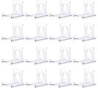 Takelablaze Small Stand for Card Holders Acrylic Stands Display Stand for Trading Card Display, 16Pack