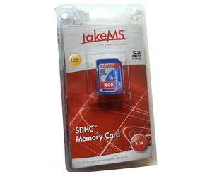 TakeMS 8 GIGABYTE SD Memory Card