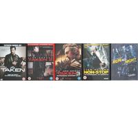 TAKEN 1-5 COMPLETE COLLECTION / 1. TAKEN / 2. TAKEN 2 EXTENDED HARD CUT / 3. TAKEN 3 EXTENDED / 4. NON-STOP / 5. RUN ALL NIGHT = ULTIMATE 5x DVD SET