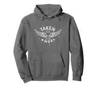 Taken By An Angel: Celestial Wings, i love my girlfriend Pullover Hoodie, Adult Unisex, Asphalt, L