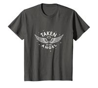 Taken by an Angel: Celestial Wings, i Love My Girlfriend T-Shirt, Kids, Asphalt, 6 Years