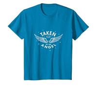 Taken by an Angel: Celestial Wings, i Love My Girlfriend T-Shirt, Kids, Sapphire, 3 Years