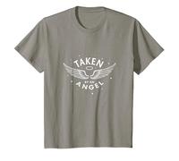 Taken by an Angel: Celestial Wings, i Love My Girlfriend T-Shirt, Kids, Slate, 12 Years