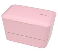 TAKENAKA Bento Bite Dual from , Eco-Friendly and Sustainable Japanese Style Bento Lunch Box (Candy Pink)
